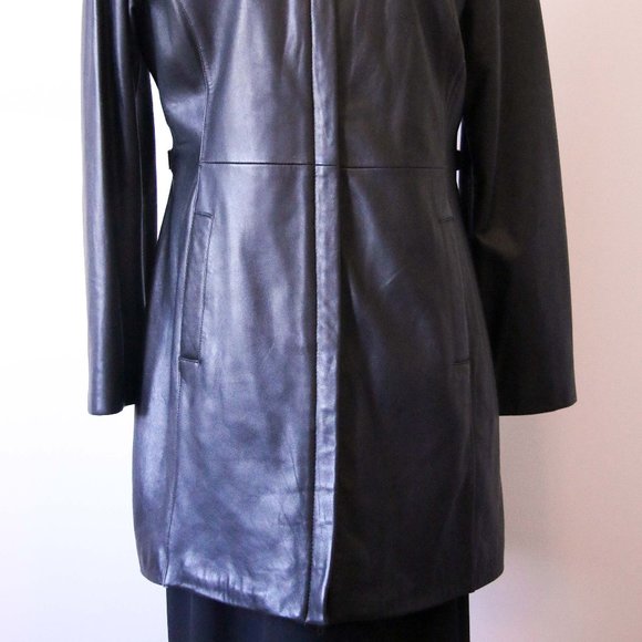 Danier Leather Jacket (Faux Fur Lining) - Picture 2 of 7